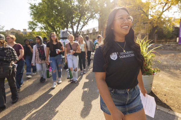 USask students at Welcome Week
