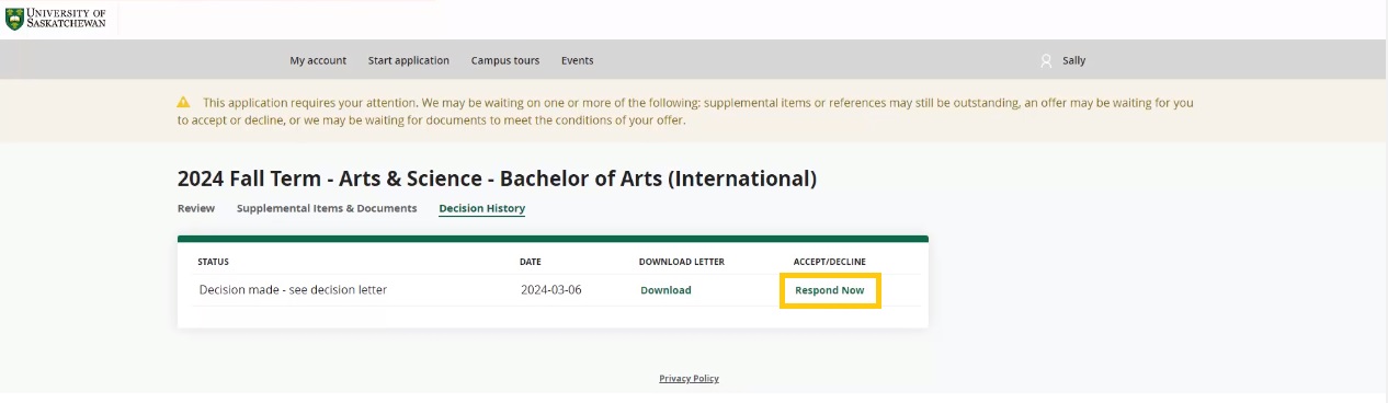 Screenshot of step 2